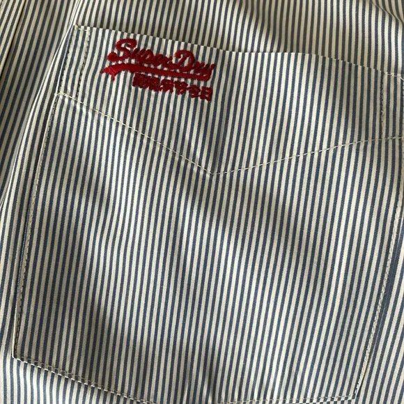 Blue, Oxford, striped shirt - Picture 7 of 8